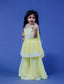 Lemon Plazo Set For Girl