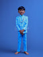 Sky Blue Sherwani For Boy