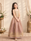 Royal Onion Gold Mirror-Embellished Strapped Lehenga Choli Set