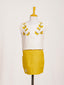 Butterfly Embroidered Top and Skirt Set