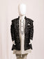 Midnight Black Geometric Embroidered Sherwani Set