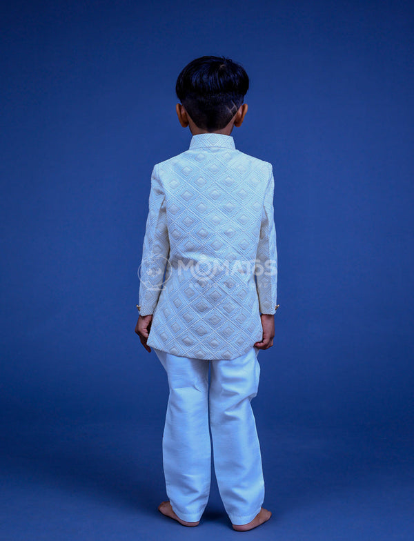 cream colour sherwani, sherwani cream
