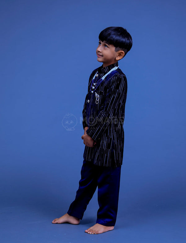 blue sherwani, blue colour sherwani