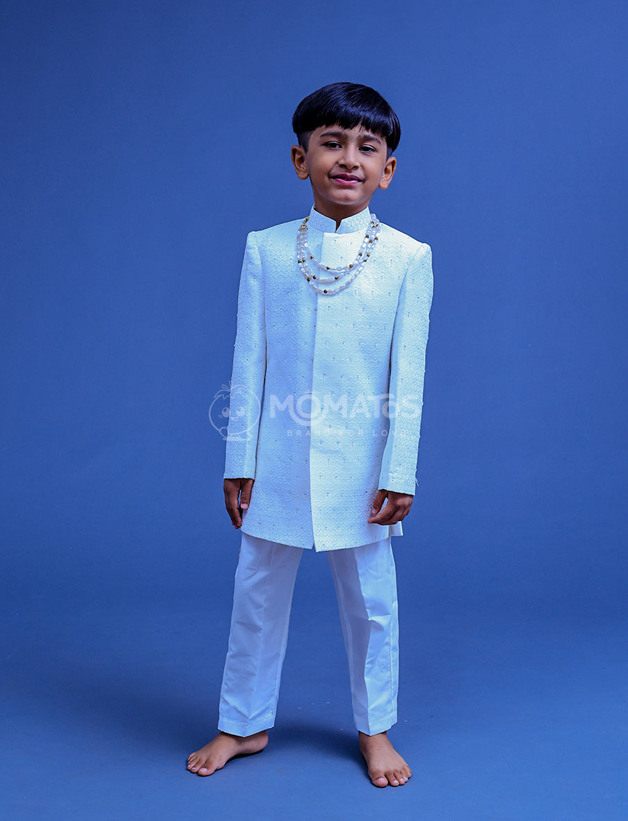Cream Sherwani For Boy
 Main image