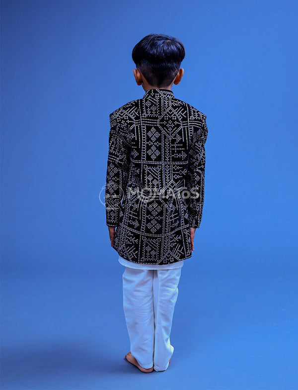 Black Sherwani For Boy