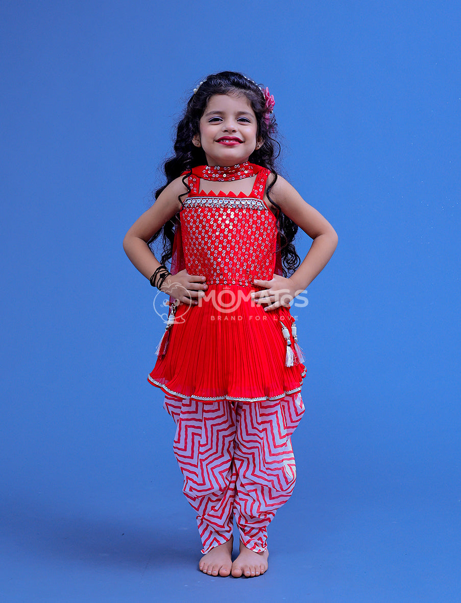 Rani Plazo Set For Girl
 Main image
