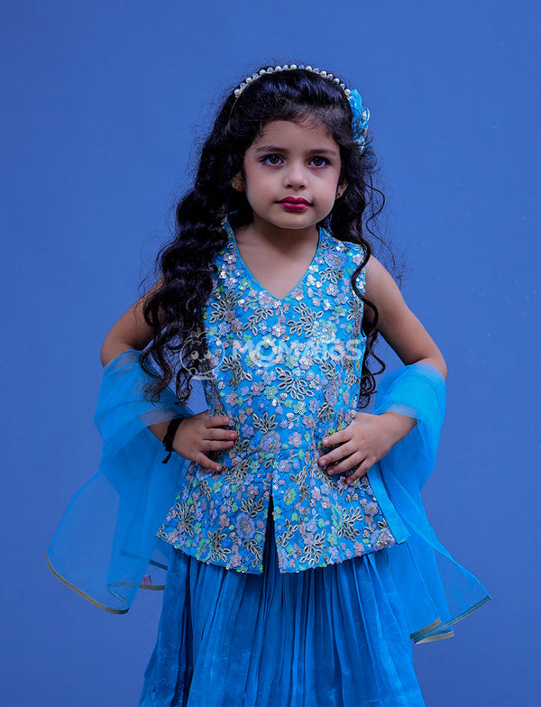 Make her stand out with our Green Lehenga Choli. 