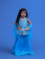 Green Choli Set For Girl

