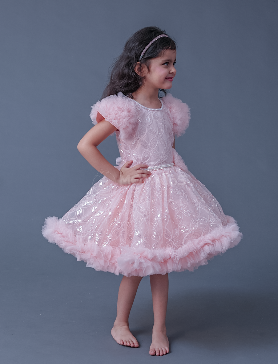 Pink Frock For Girl
