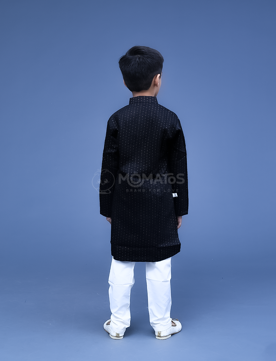 black kurta pajama design, kurta pyjama
