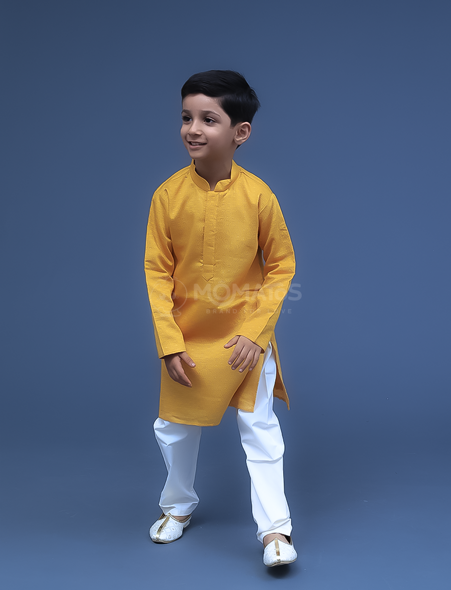 Mustard Kurta Payjama For Boy
 Main image