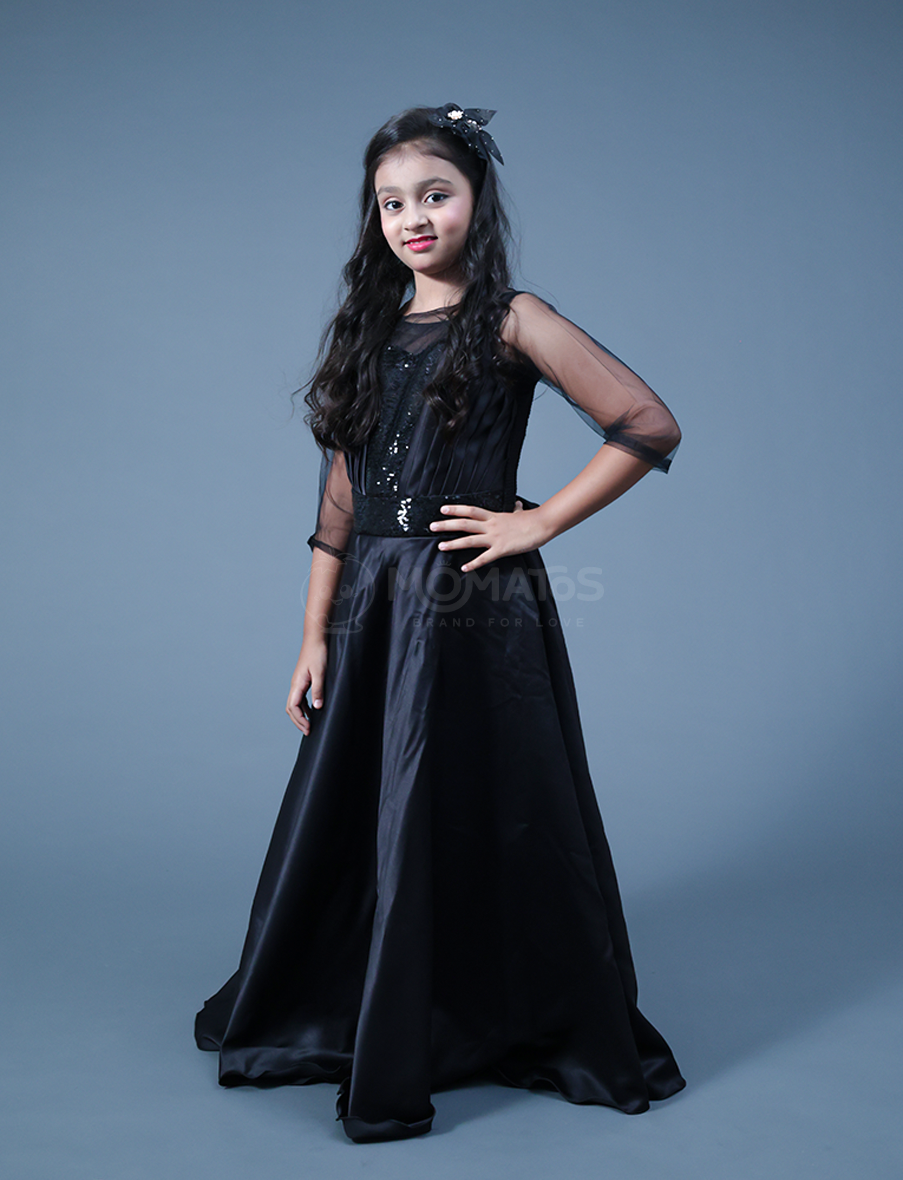 black gown, Black Gown For Girl