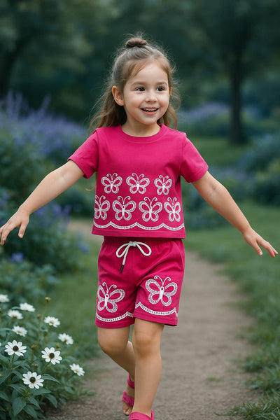 Charm Rani Butterfly printed Co-ord set