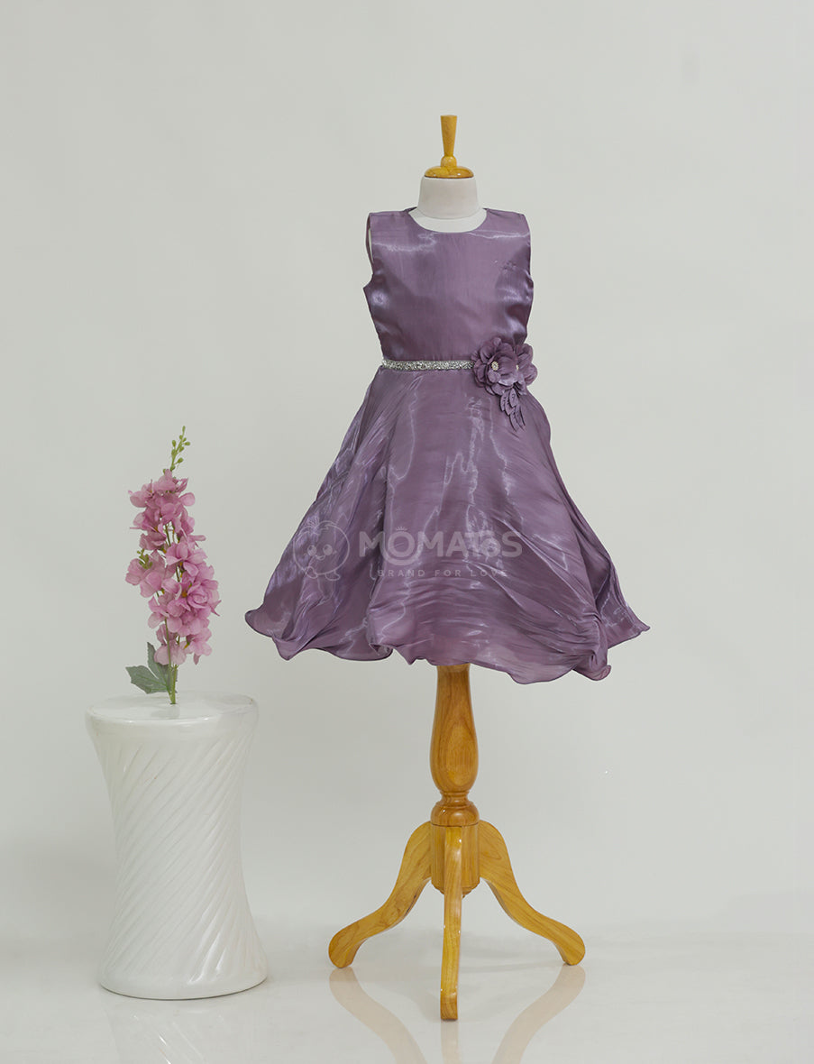 Stylish Purple Party Wear Midi Main image