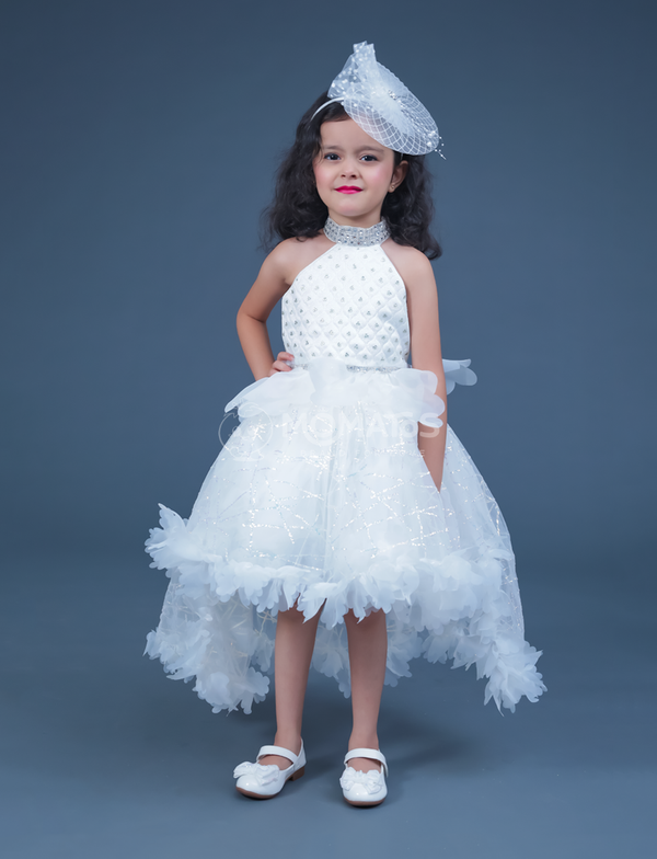 White frock for girl
