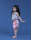 Peach Midi For Girl
