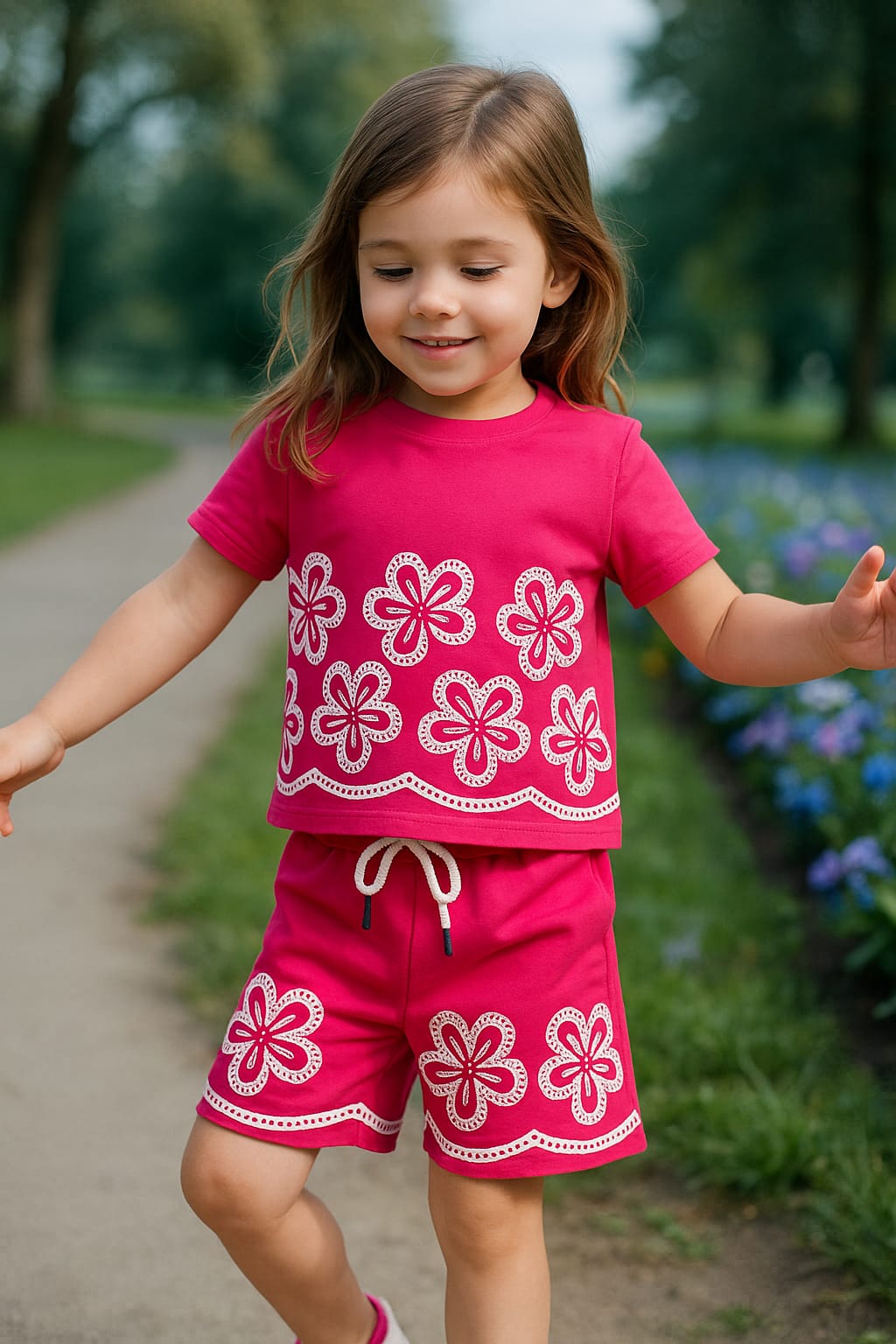 Comfort Rani flower printed co-ord set Main image