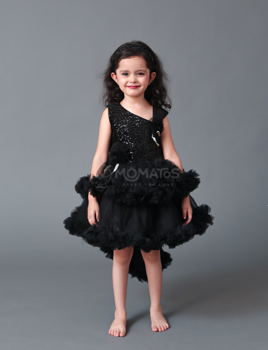 Black Frock For Girl
 Main image