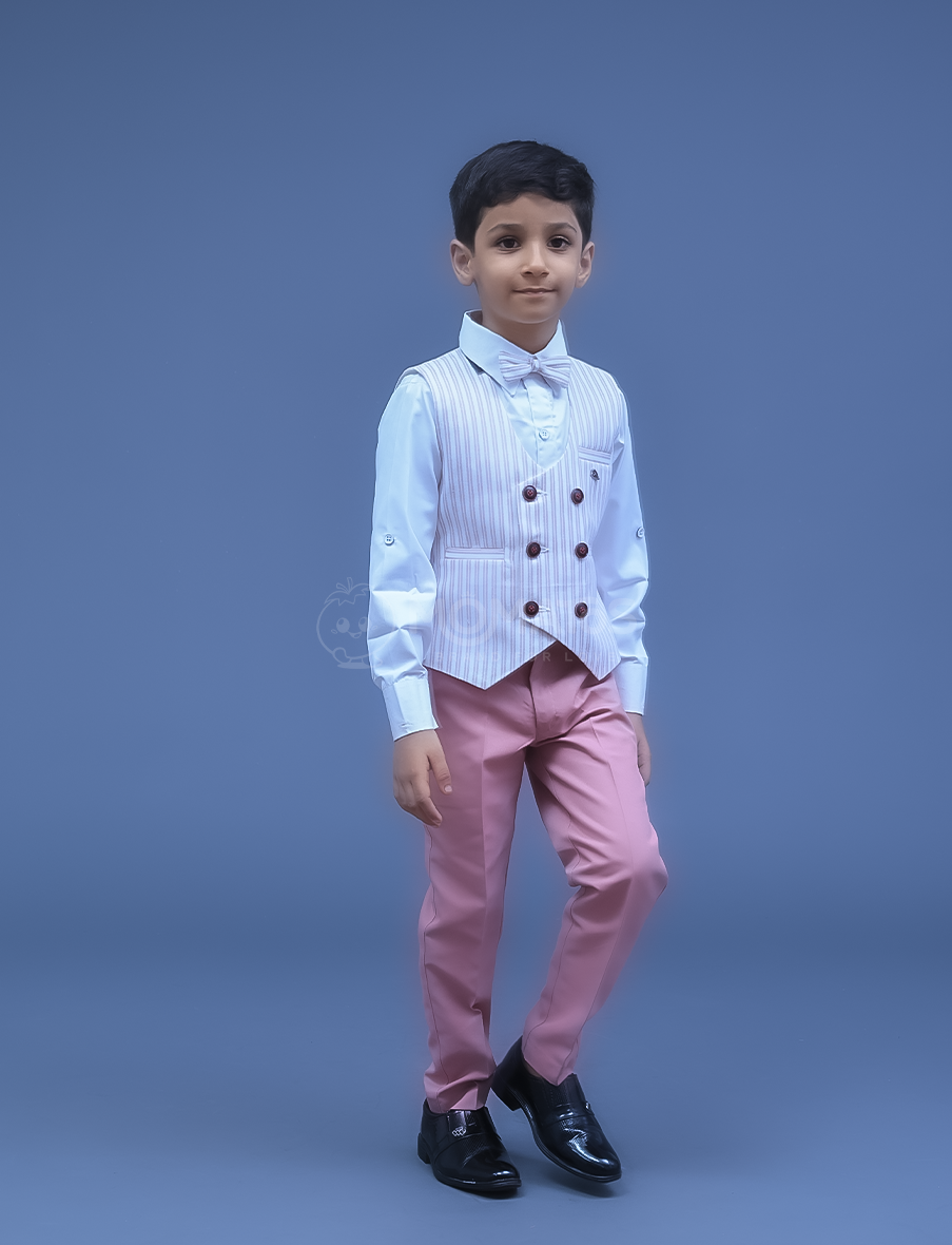 Pink Party Wear Set For Boy
 Main image