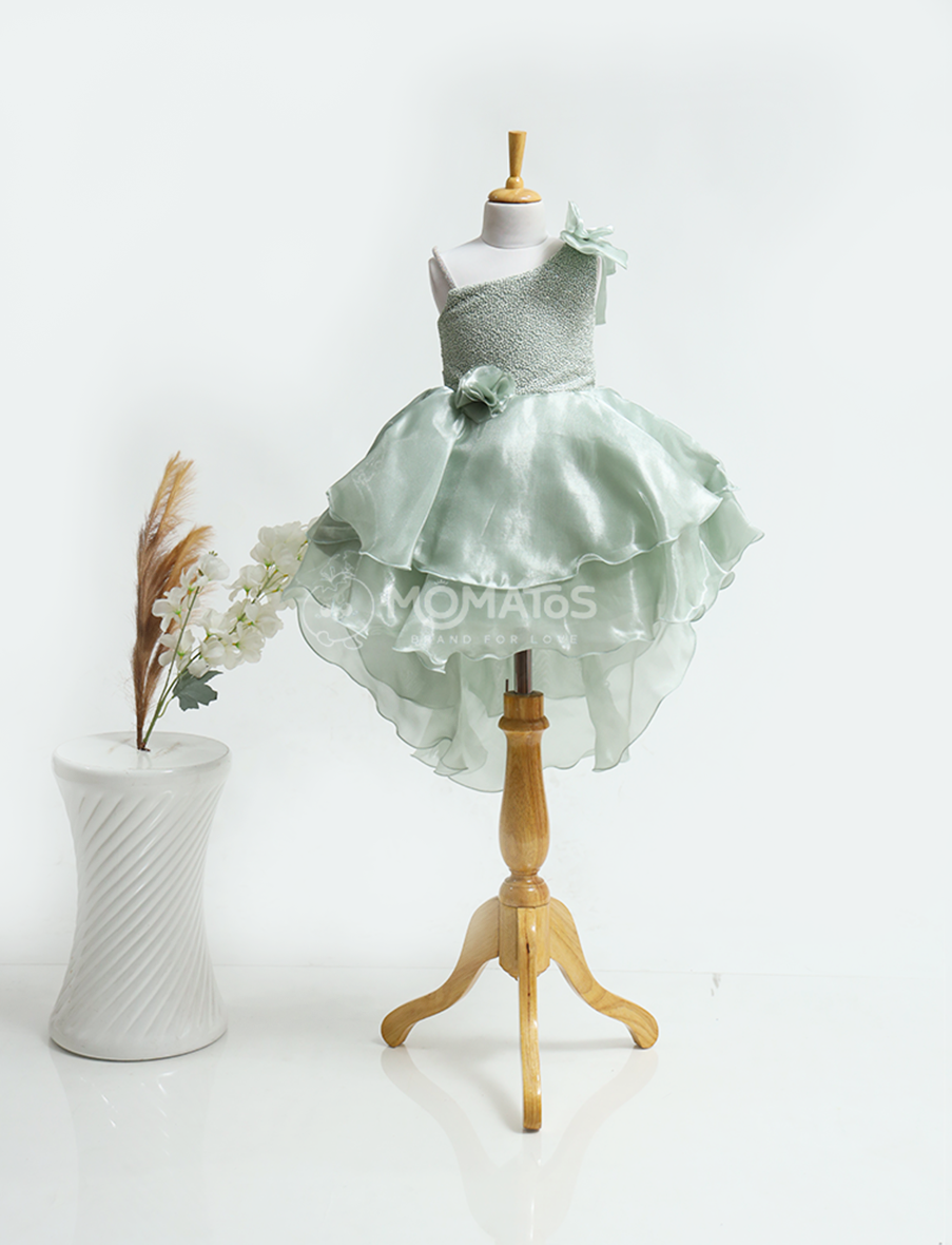 Purple Bloom Ruffle Frock