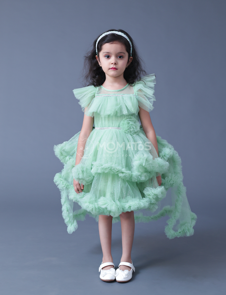 green frock, Party Frock Main image