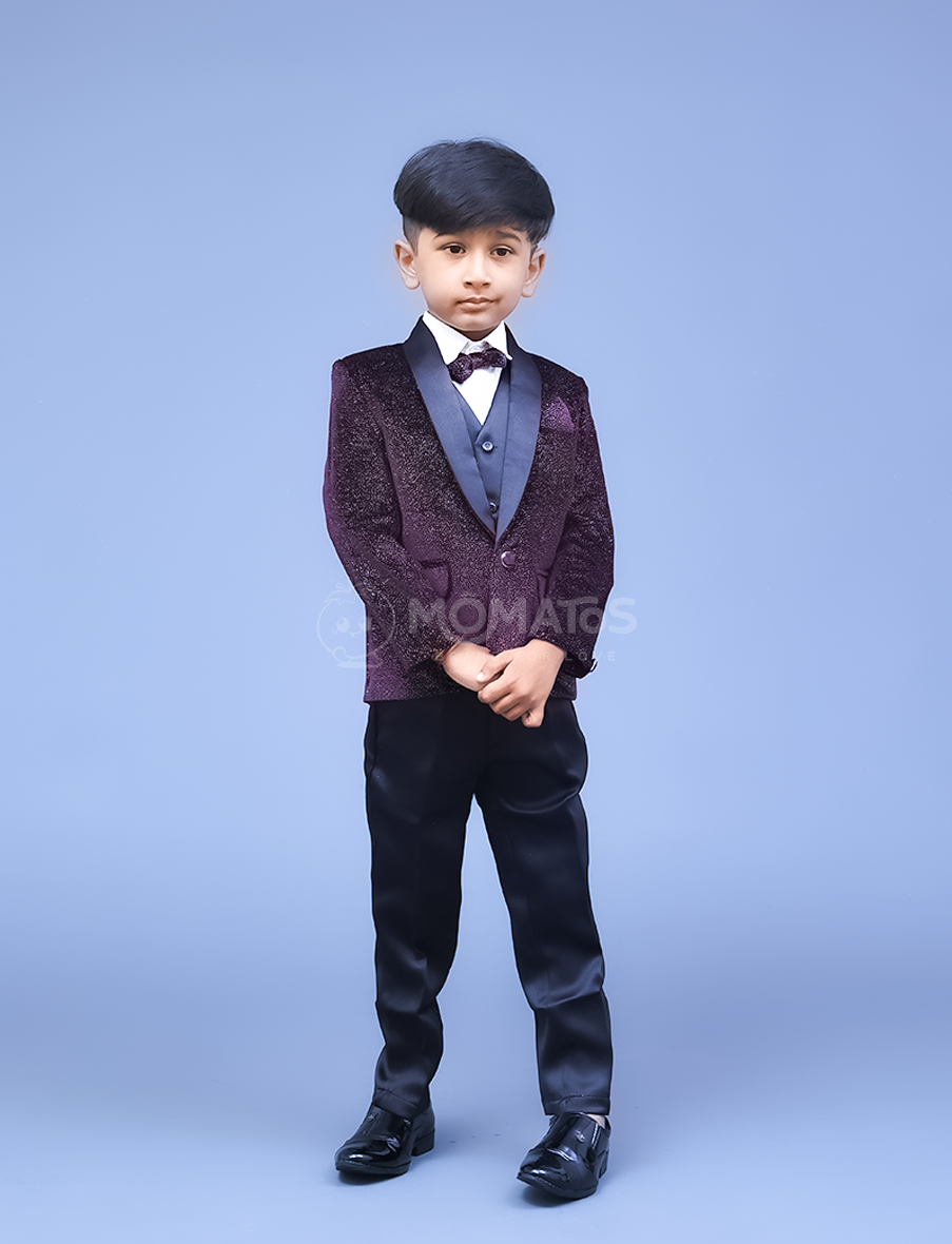 Purple Suit For Boy
 Main image
