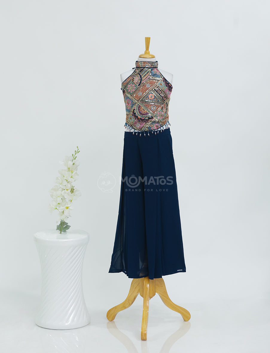 Beautiful Rama Ethnic Plazo Set Main image