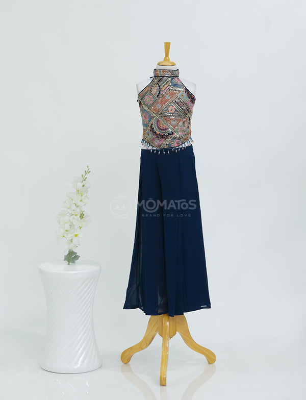 Beautiful Rama Ethnic Plazo Set