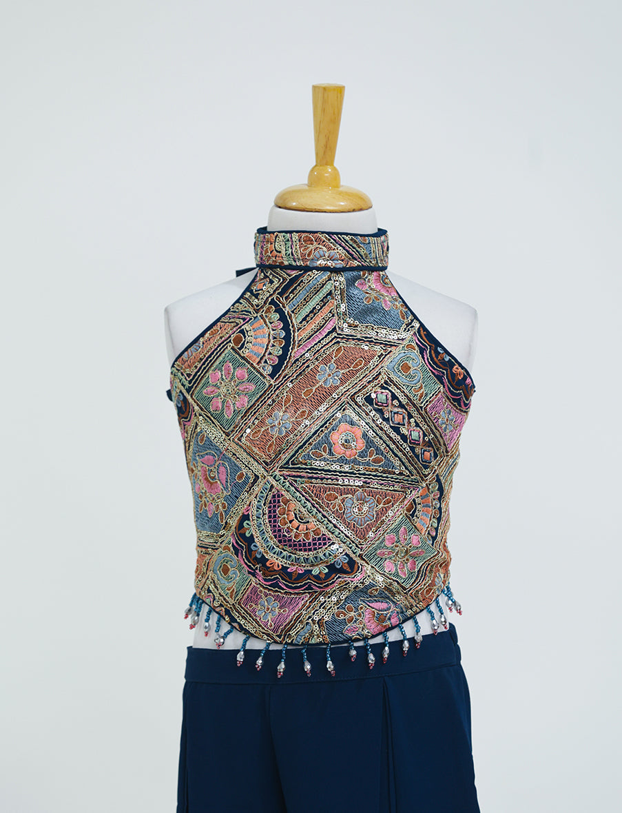 Beautiful Rama Ethnic Plazo Set