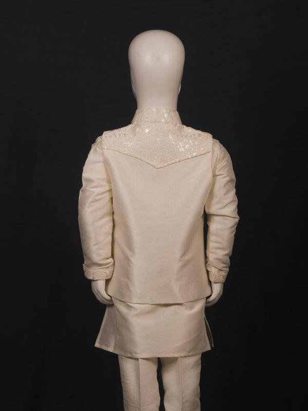 Cream Imperial Sequin Ethnic Set
