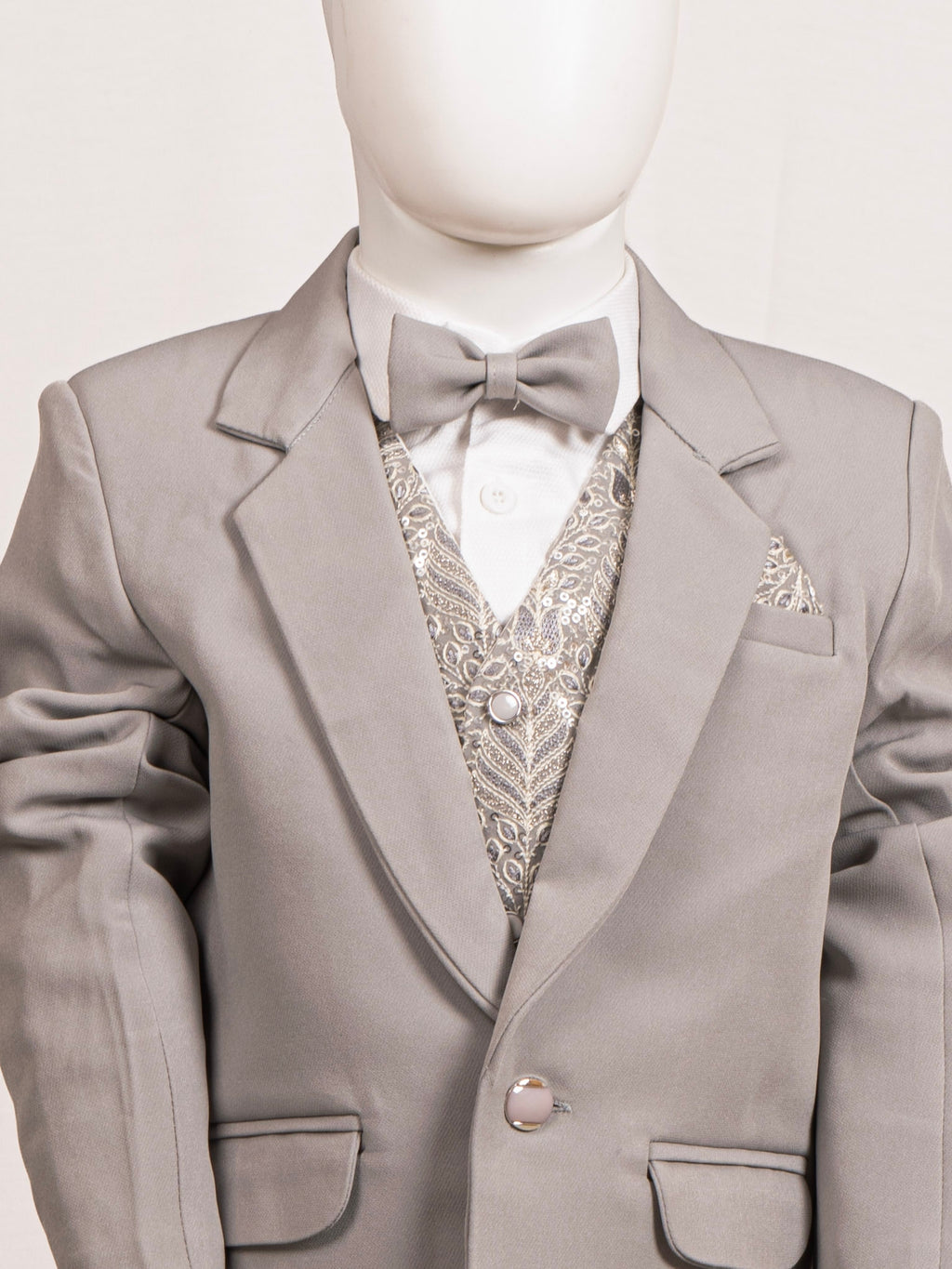 Imperial Grey Gentleman Suit Set