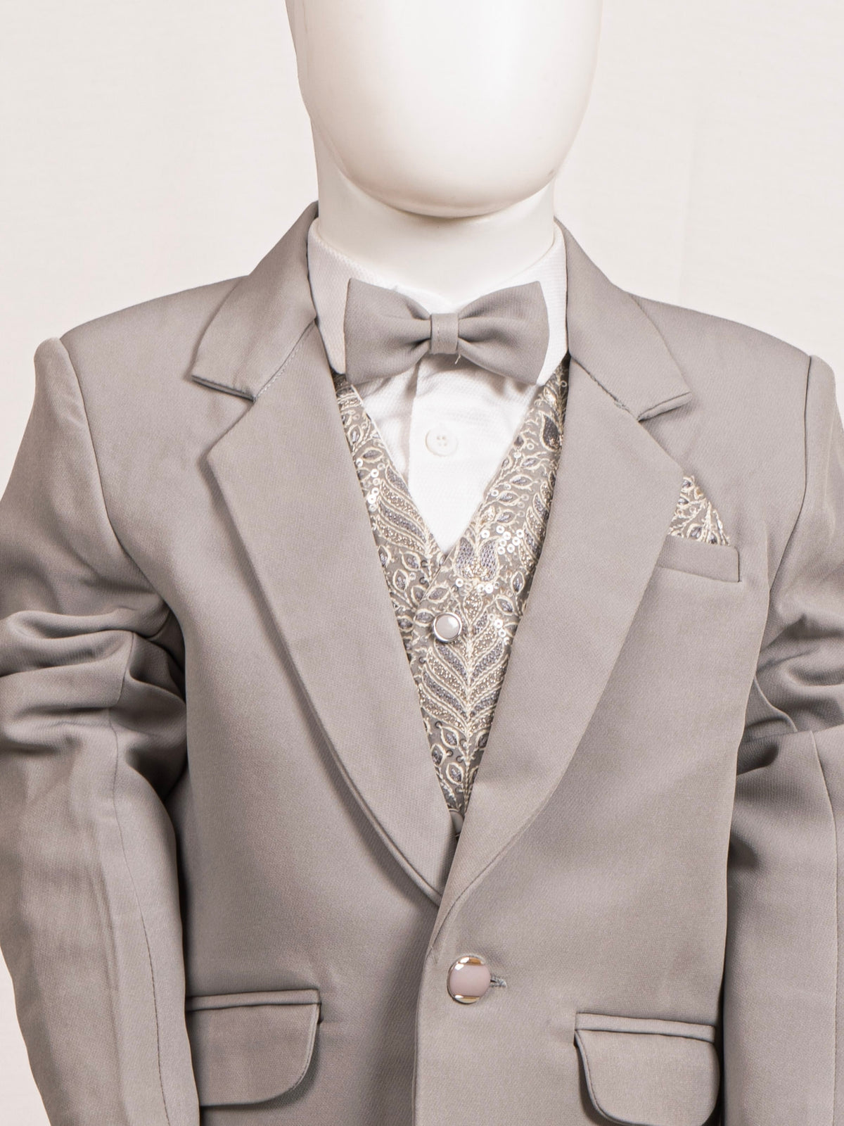 Imperial Grey Gentleman Suit Set