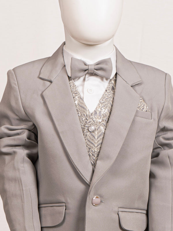 Imperial Grey Gentleman Suit Set