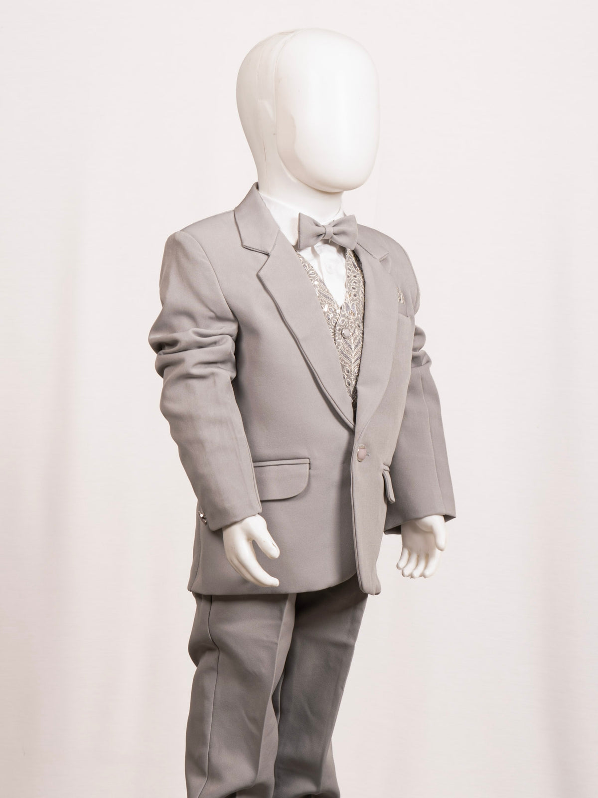 Imperial Grey Gentleman Suit Set