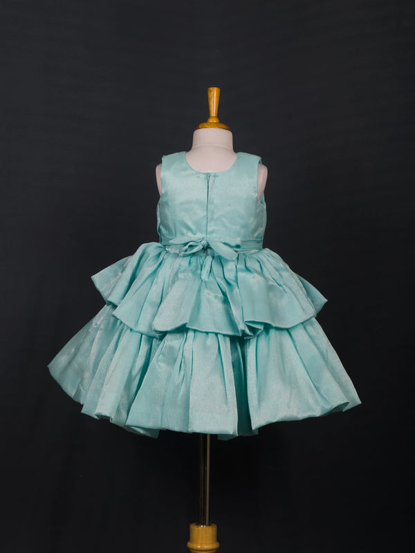 Ocean Sparkle Rosette Frock
