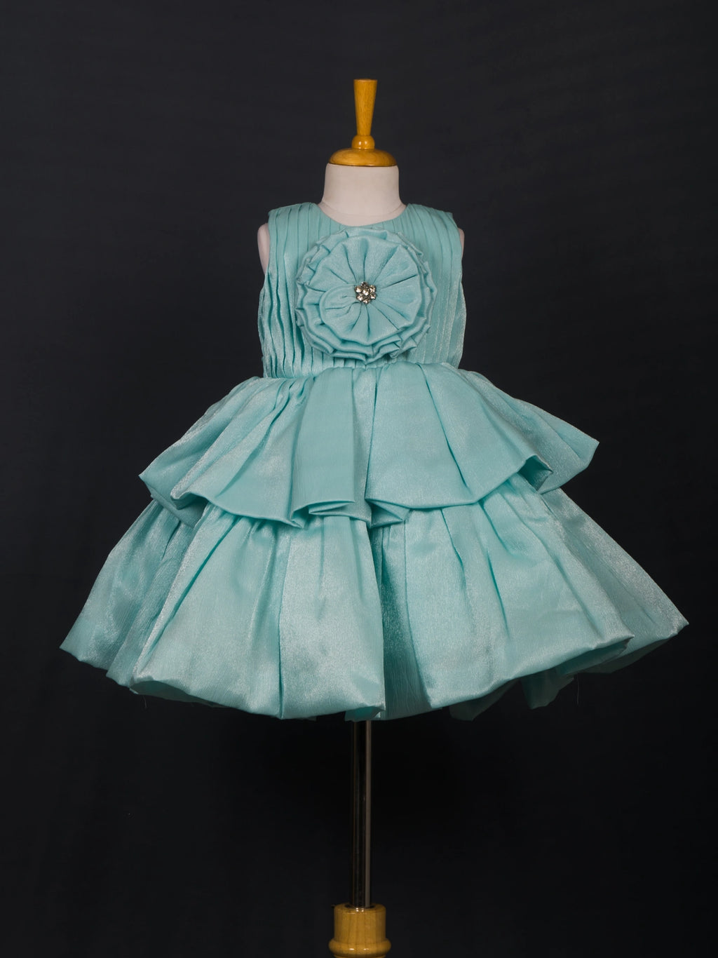 Ocean Sparkle Rosette Frock