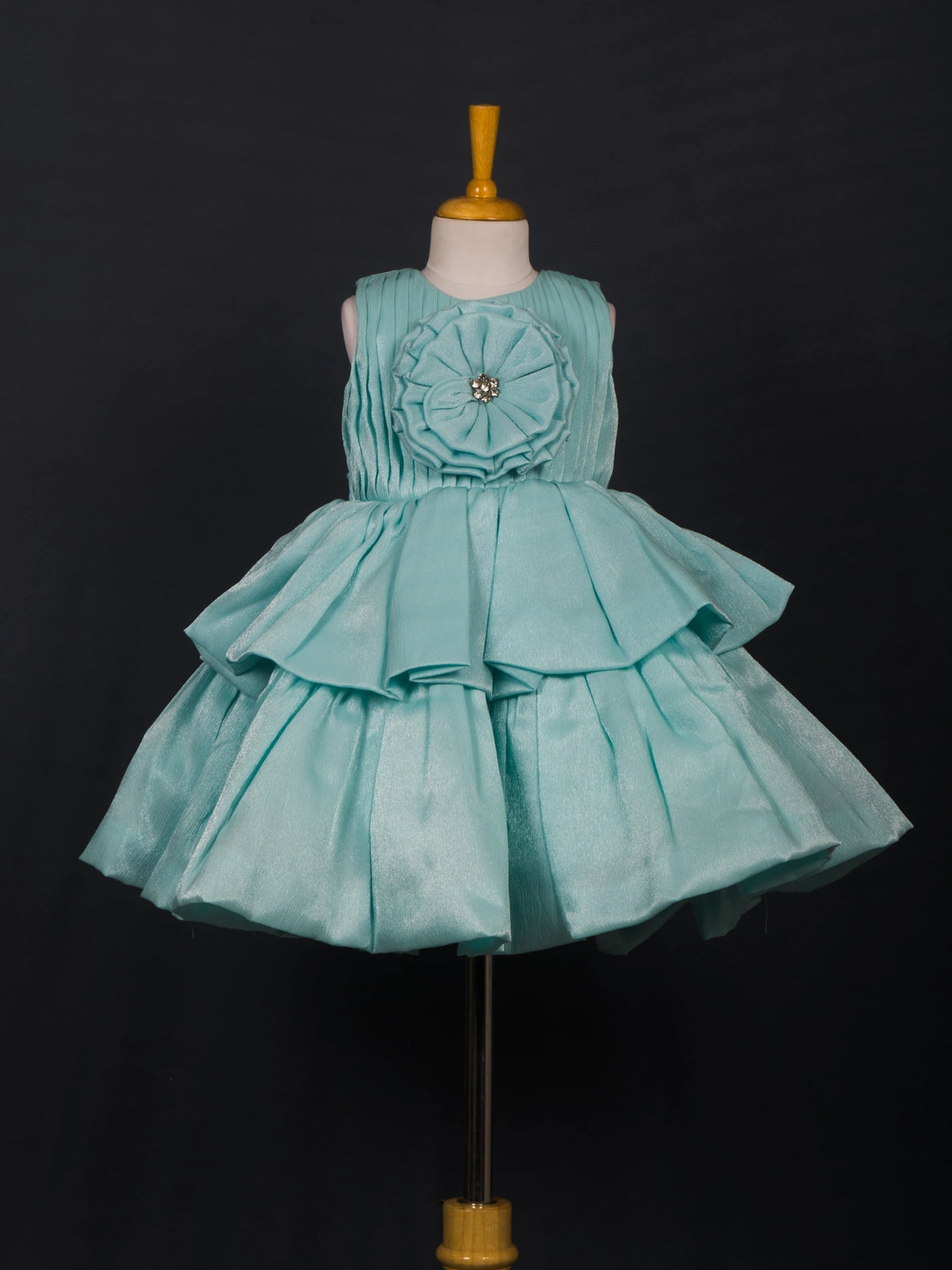Ocean Sparkle Rosette Frock