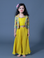 Musturd Plazo Set For Girl